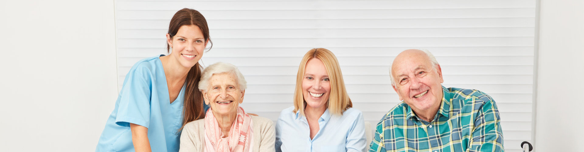 caregiver and her patients